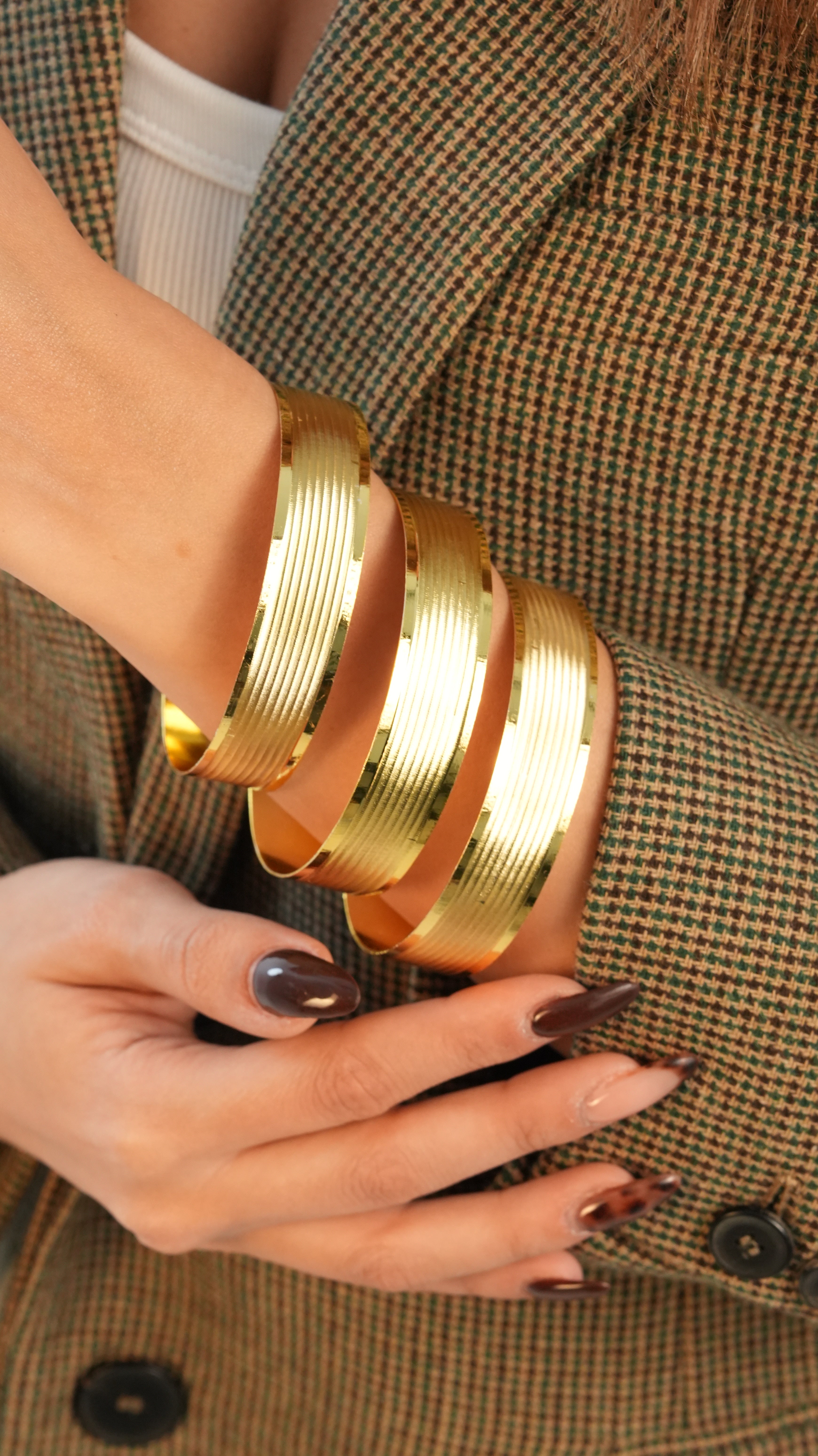 22 Ayar Altın Görünümlü Trabzon Bilezik