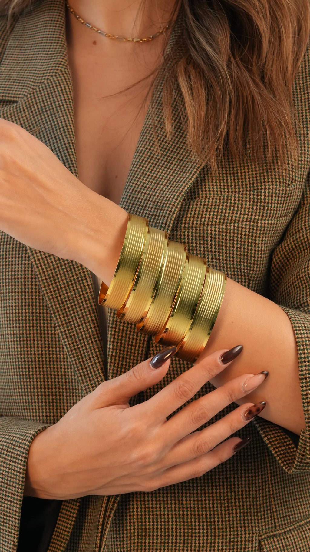 22 Ayar Altın Görünümlü Trabzon Bilezik