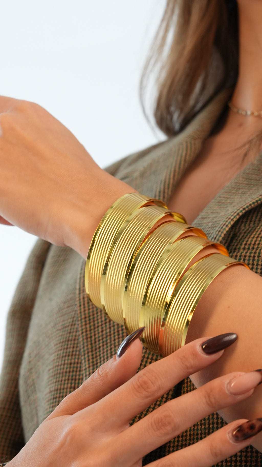 22 Ayar Altın Görünümlü Trabzon Bilezik