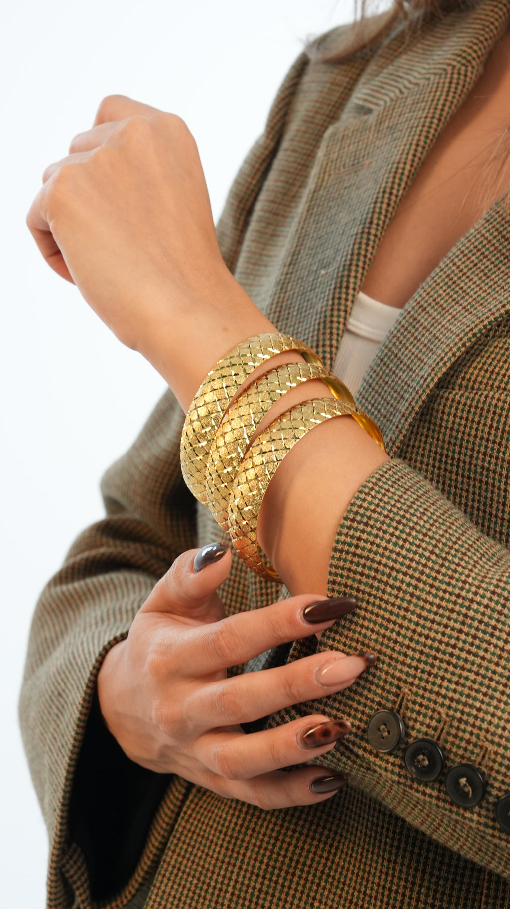 22 Ayar Altın Görünümlü Prenses Model Bilezik