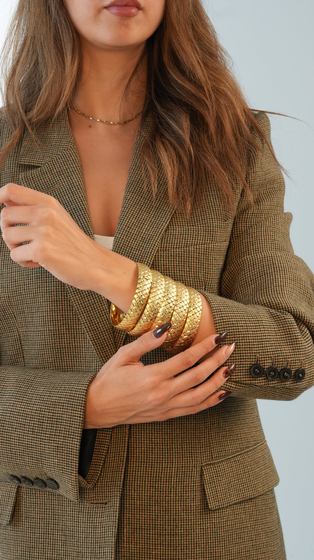 22 Ayar Altın Görünümlü Prenses Model Bilezik