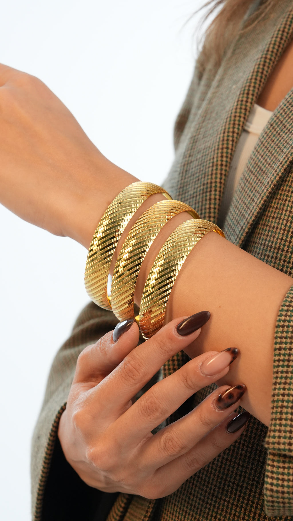 22 Ayar Altın Görünümlü Simsarmal Model Bilezik